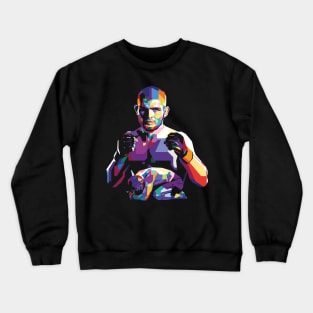 Khabib in pop art style Crewneck Sweatshirt